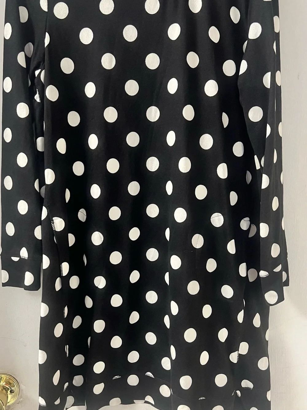 kate spade Black and White Polka Dot Blouse small/medium